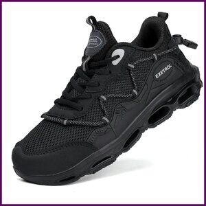 Steel Toe Safety Sneakers Lightweight Slip-Resistant Work Shoes Unisex